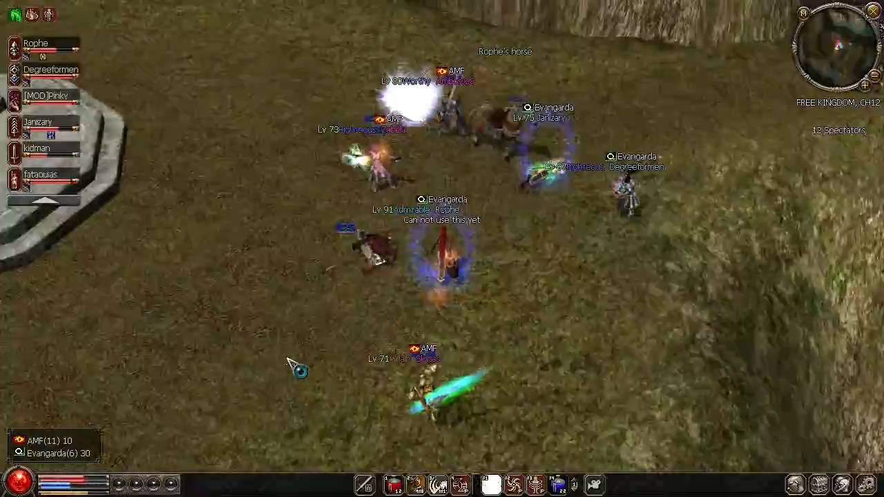 Metin2 US - Guild War - Evangarda Vs AMF 2