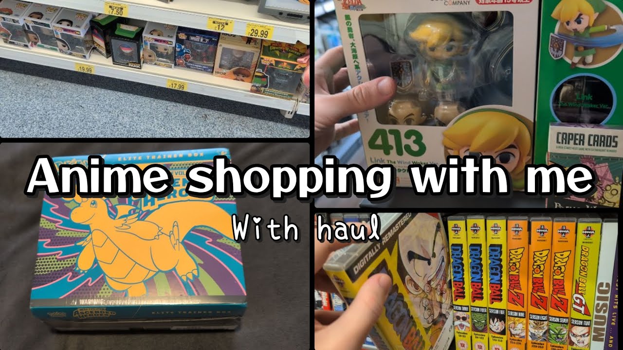 Anime shopping with me + Pokémon haul