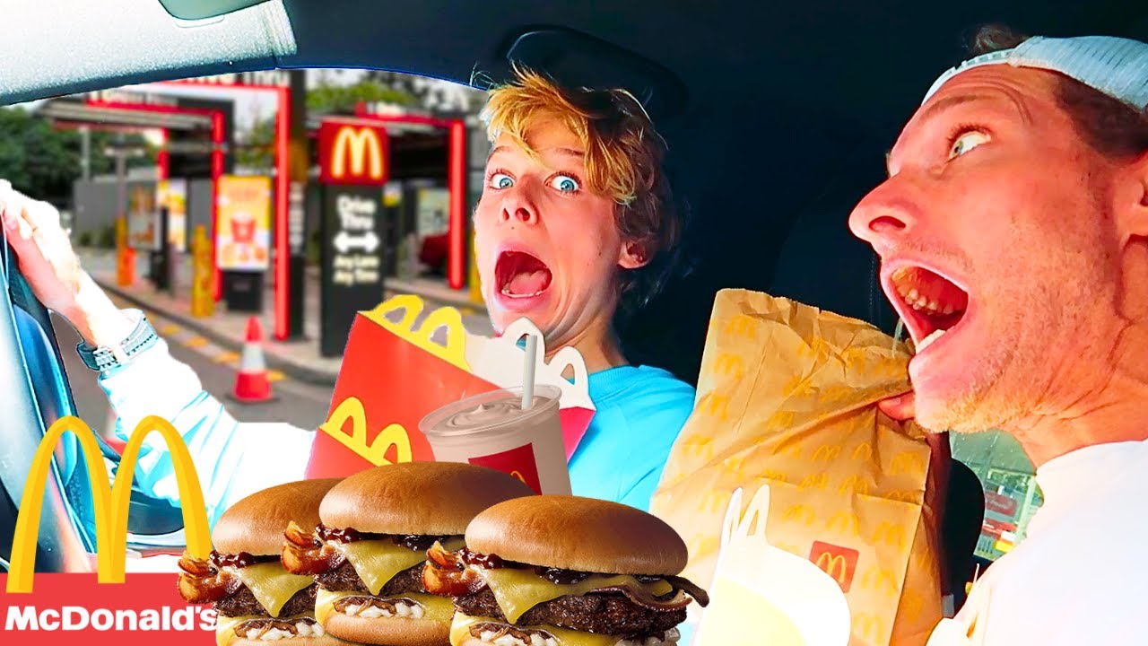 HE GOT CAR LICENSE AND WENT TO THE DRIVE THRU (shocking)