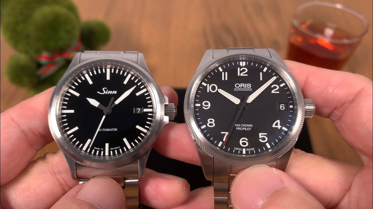 Sinn 556i vs Oris ProPilot Big Date 41 comparison video