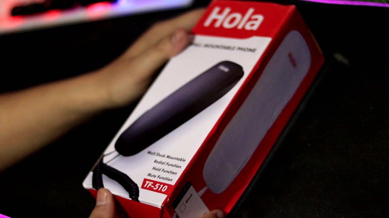 HOLA TF 510 Corded Landline Phone Unboxing  Budget Landline Under ₹600