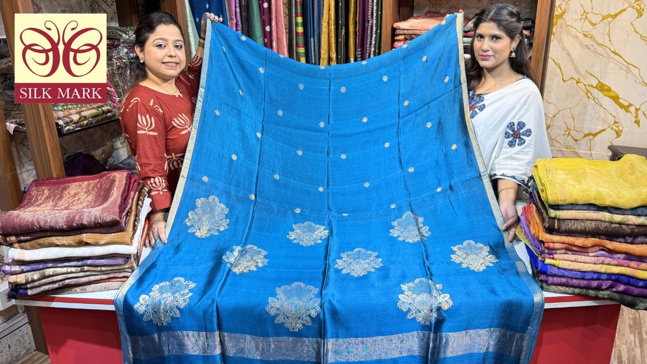 Pure Matka/ Muslin & Mulberry Silk Collection | Silk Mark Saree From Prativa Collection