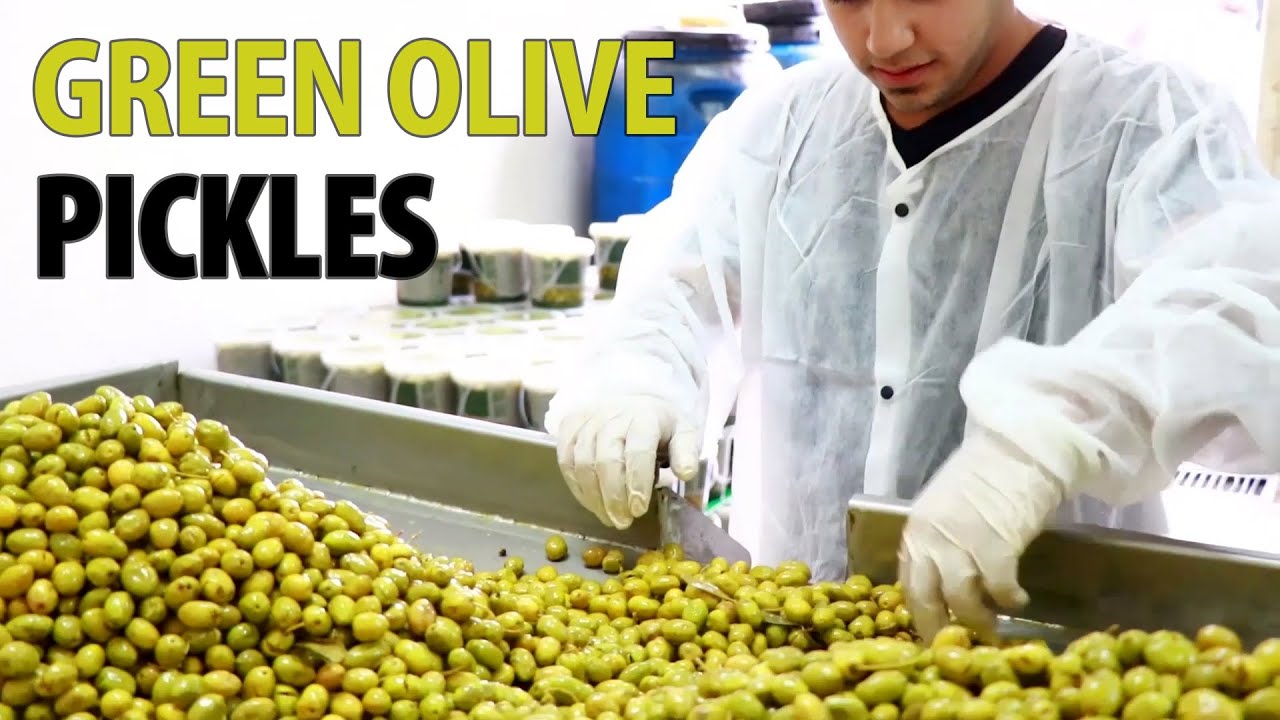 Palestinian Green Olive Pickles