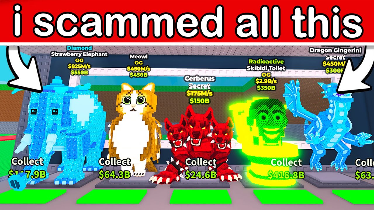 I Scammed From Rich Brainrot Sellers in Steal A Brainrot