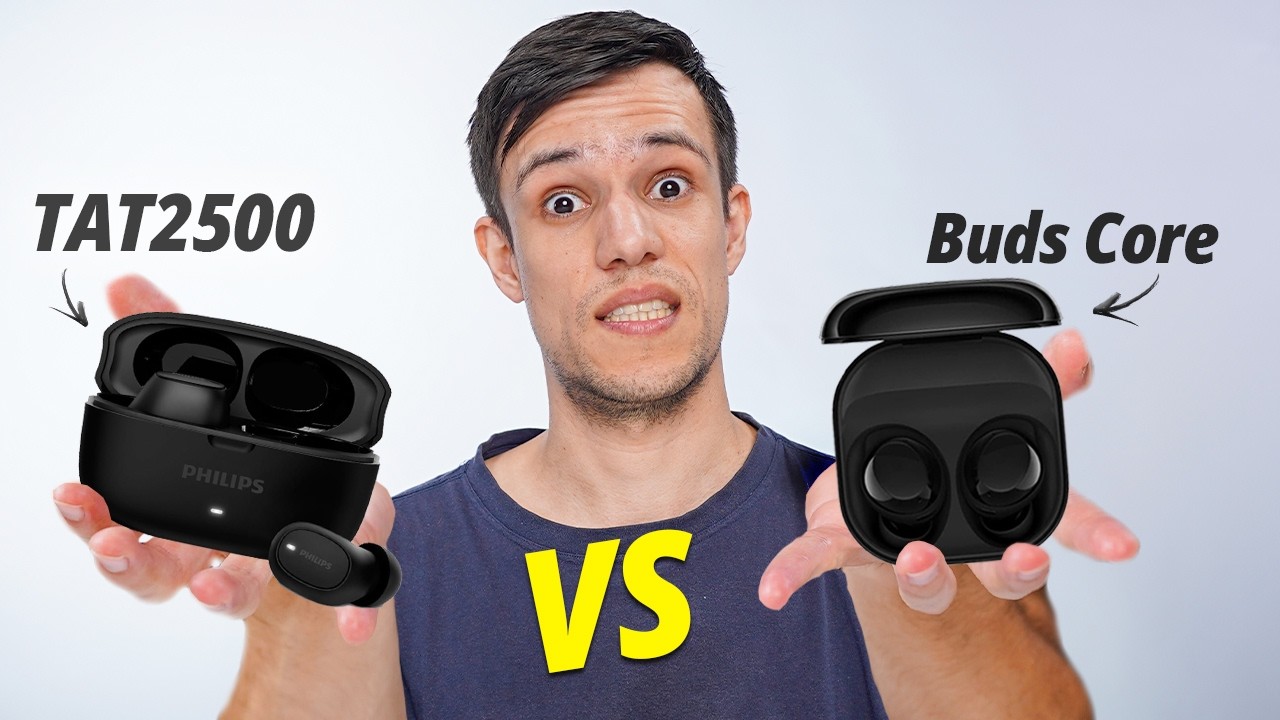 Galaxy Buds Core vs Philips TAT2500 - Qual FONE VALE a PENA Comprar em 2026? Comparativo