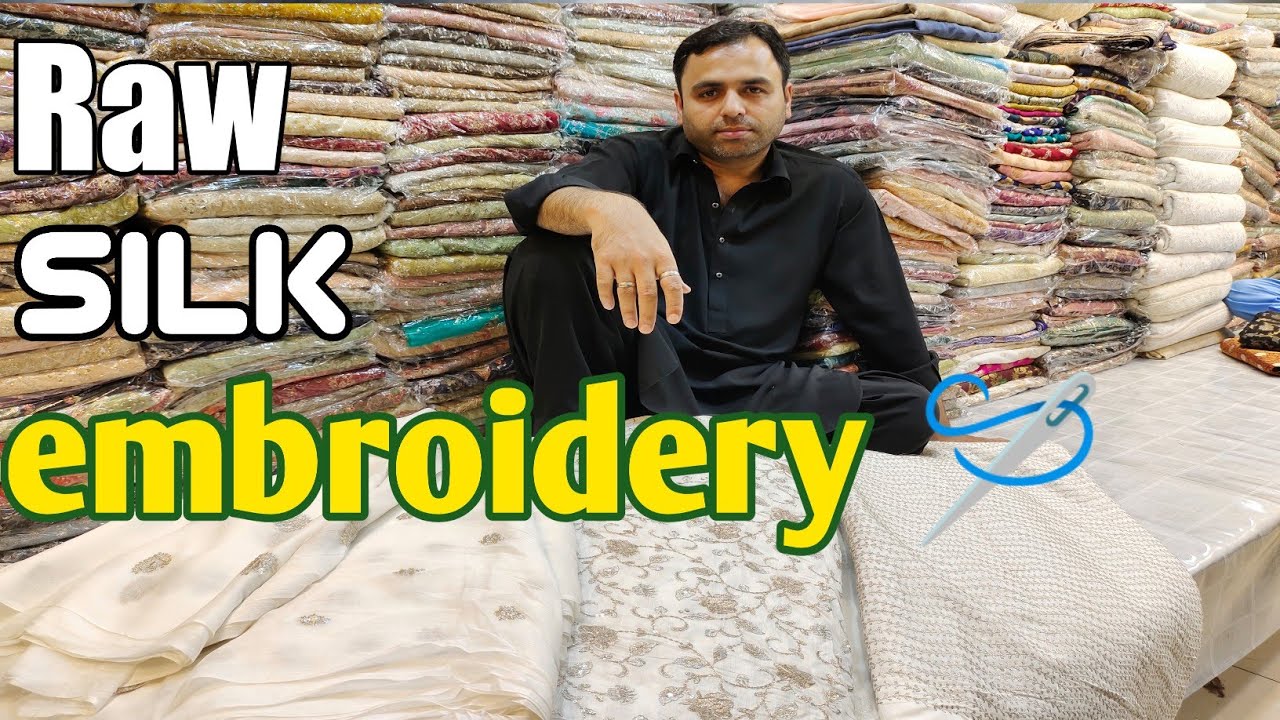 new arrival raw silk embroidery suits | white raw silk zari embroidery 🪡