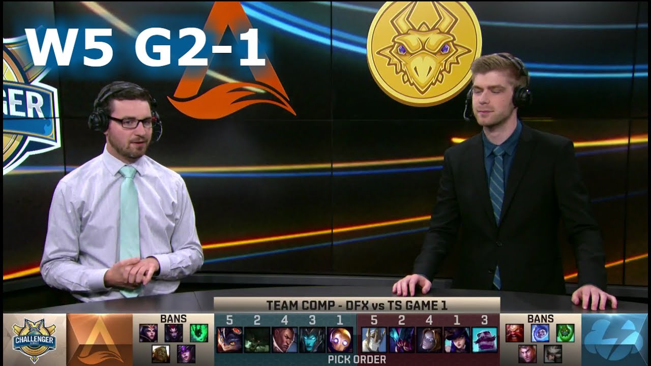 Delta Fox vs Tempo Storm Game 1 | Week 5 S7 NA CS Summer 2017 | DFX vs TS G1 1080p