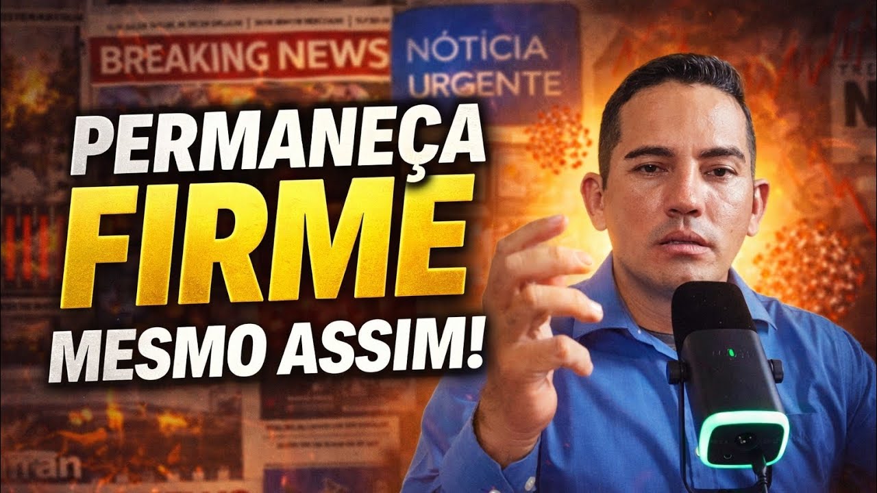 No MUNDO tereis AFLIÇÕES mas tenha bom ÂNIMO!  Jo 16.33 NOTCIAS  | BREAKING