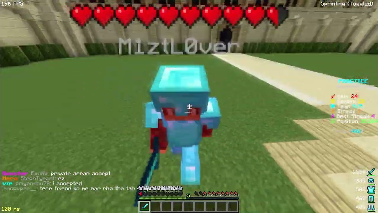 Minecraft PvP | Sword in Gamertee !