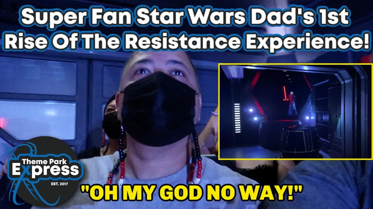Star Wars Super Fan Experiences Rise Of The Resistance For The First Time & Gives His Review!