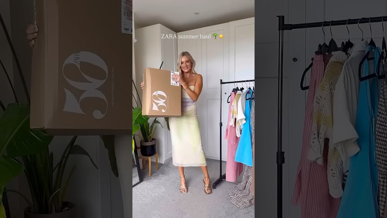 Zara Summer Haul!! #zara #summeroutfits #ootd #dress #newarrivals #shorts #shortvideo
