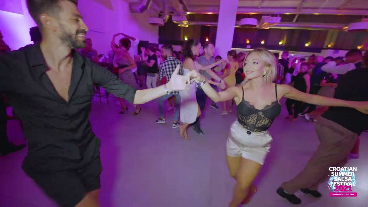 Panagiotis Aglamisis & Chiara Tofani | social dancing @ Croatian Summer Salsa Festival