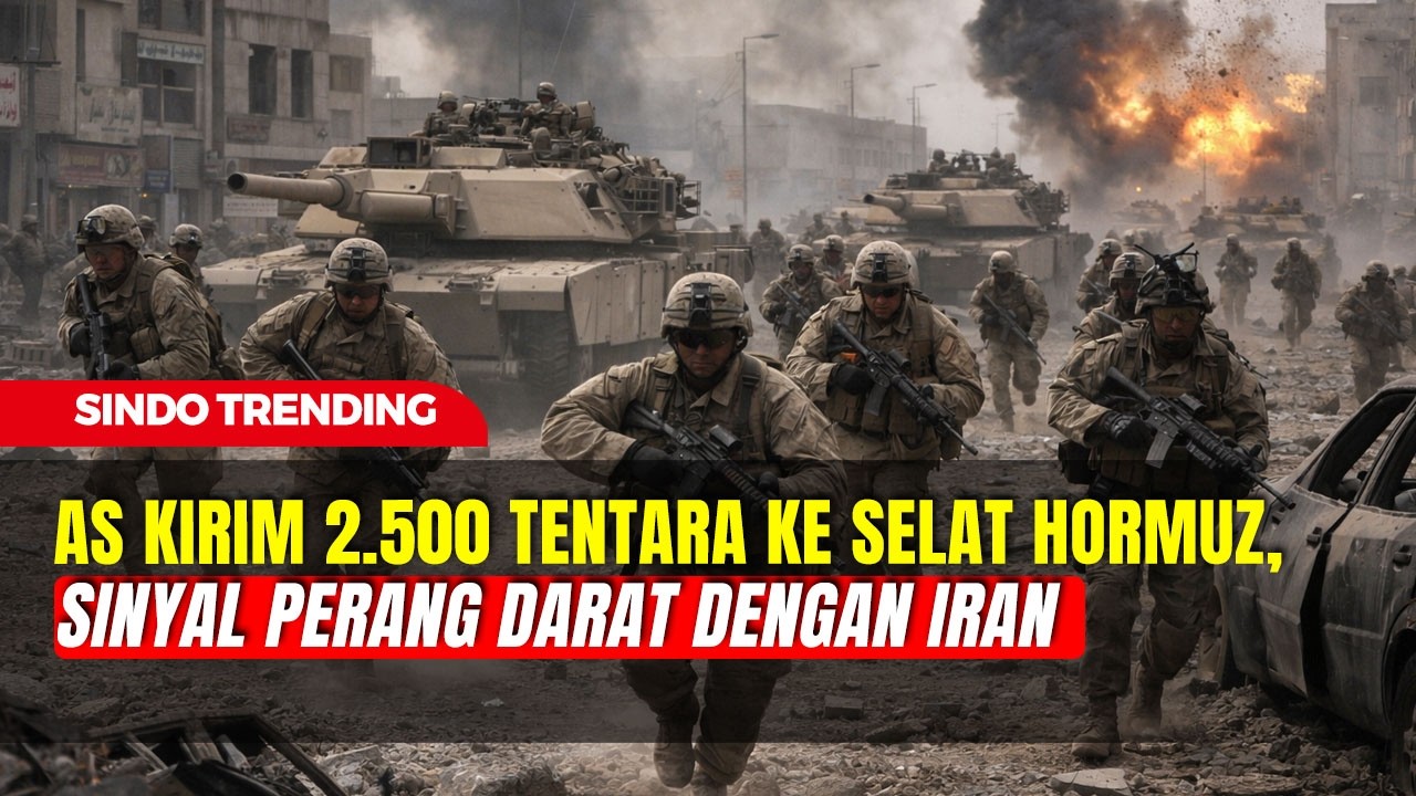 AS Kerahkan 2500 Marinir ke Selat Hormuz,  Siap Perang Darat Lawan Iran