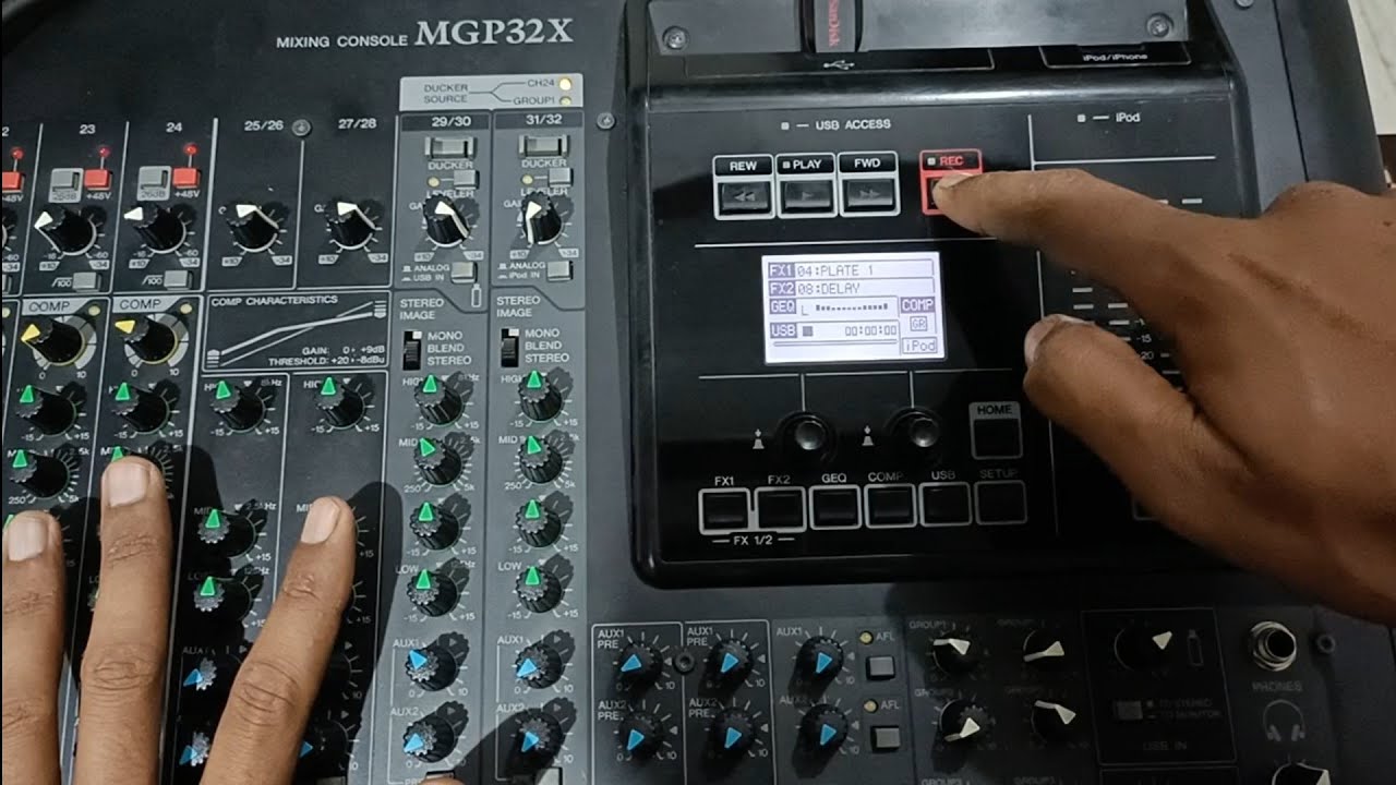 Yamaha MGP mixture audio recording#soundvlog283