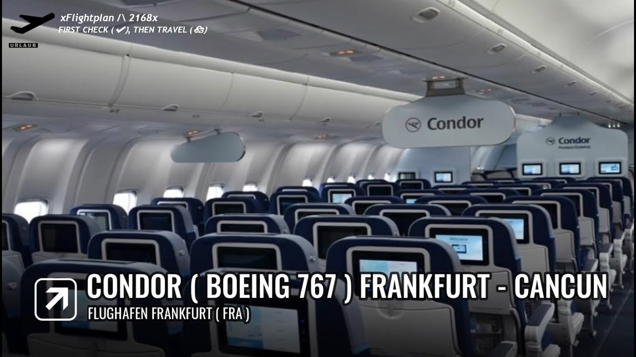 Condor ( Boeing 767-300 ) ✈️ Take Off & Landing › Aeropuerto Internacional de Cancún (CUN)