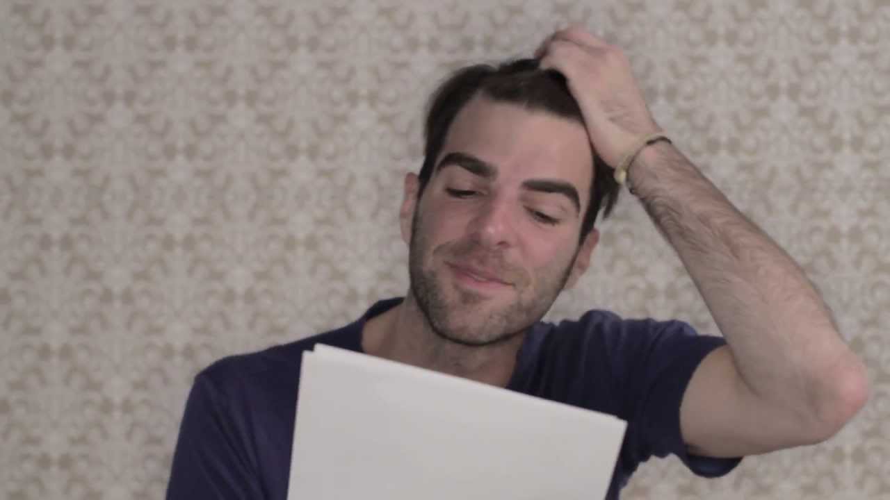 ZACHARY QUINTO AT A WEDDING