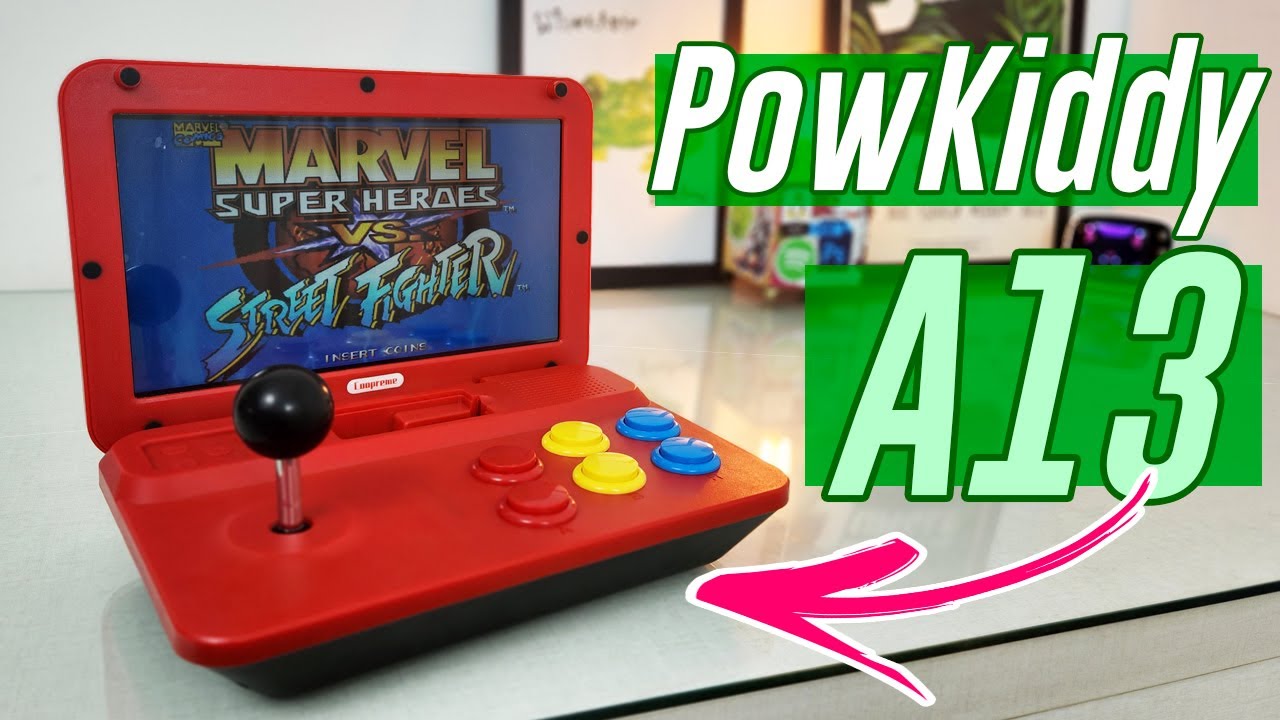 Um mini Arcade dobrável 😶 Importei o PowKiddy A13 do Ali Express