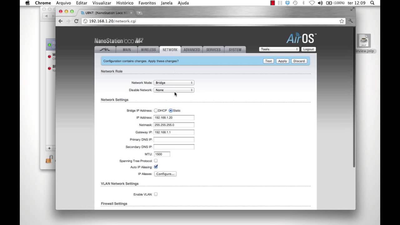 Setting up a Simple Point to Point Link by ubnt