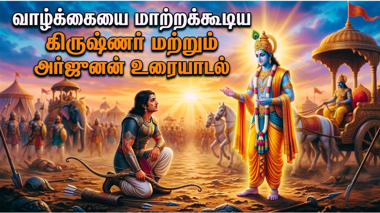கிருஷ்ணர் அர்ஜுனன் உரையாடல்| Life changing conversation between Krishna and Arjuna|