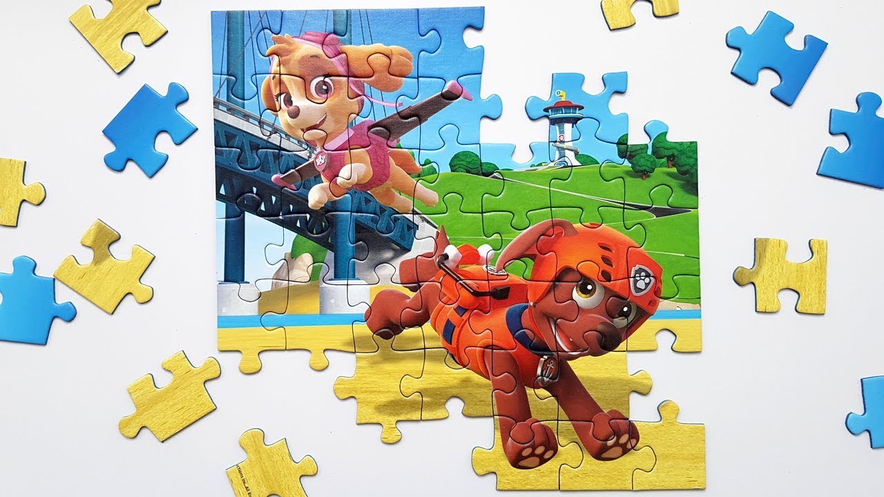 Patrulla Canina PUZZLES Rompecabezas de Patrulla Canina Nickelodeon Paw Patrol Jigsaw Puzzle