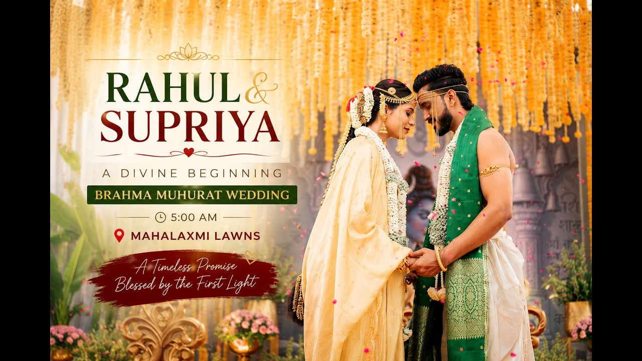 Rahul & Supriya | A Divine Sunrise Wedding at Mahalaxmi Lawns | Wedding Film| YOGENDRA CHAVHAN PHOTO