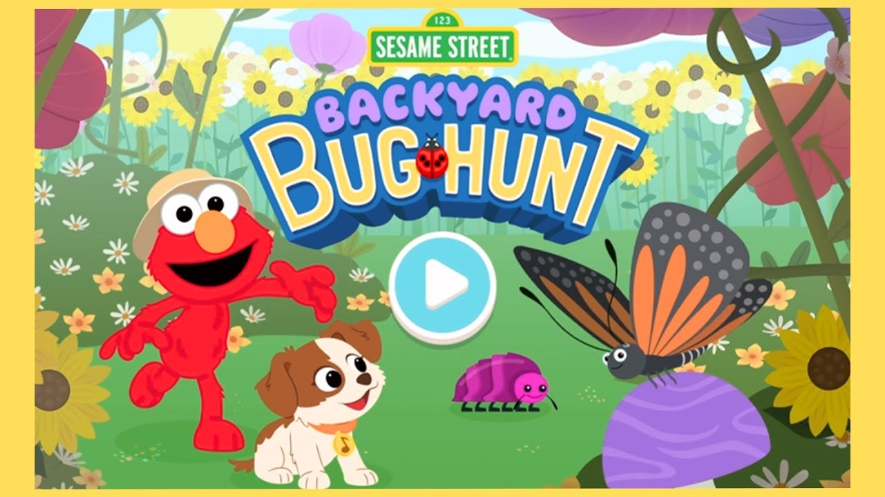PBSkids| Sesame Street | Backyard Bug hunt | Elmo