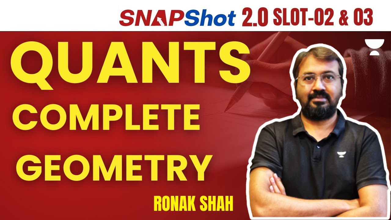 SNAP 2023  | Complete Geometry | Ronak Shah 