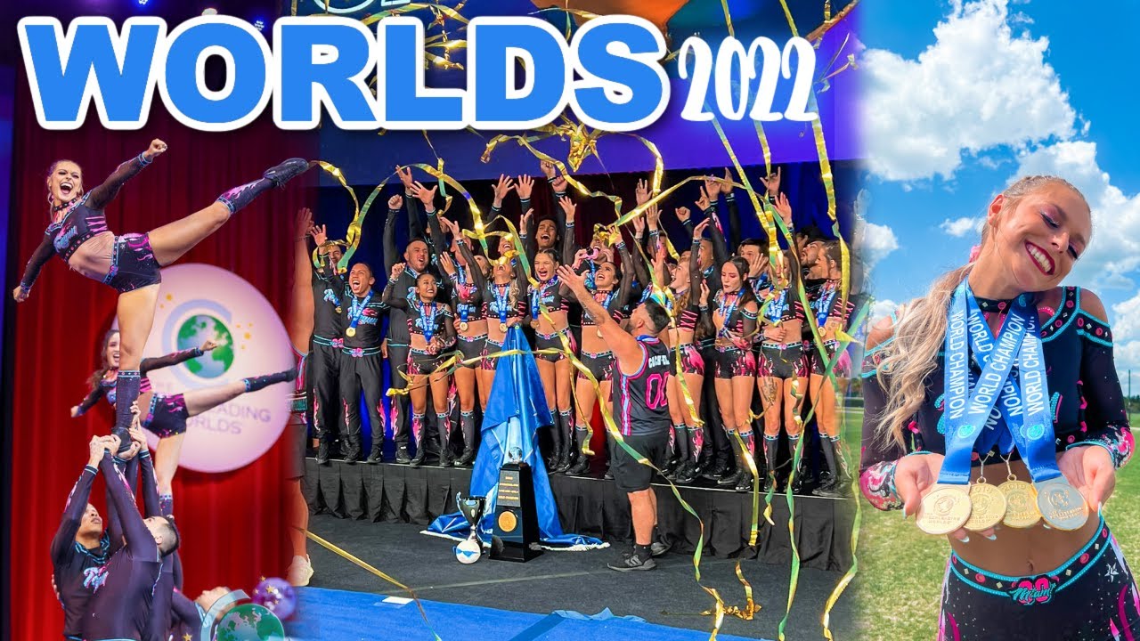 CHEERLEADING WORLDS VLOG 2022: with top gun double o *4x world champion*