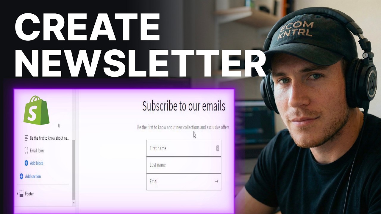 How To Create A Newsletter On Shopify (2026) | Email Marketing