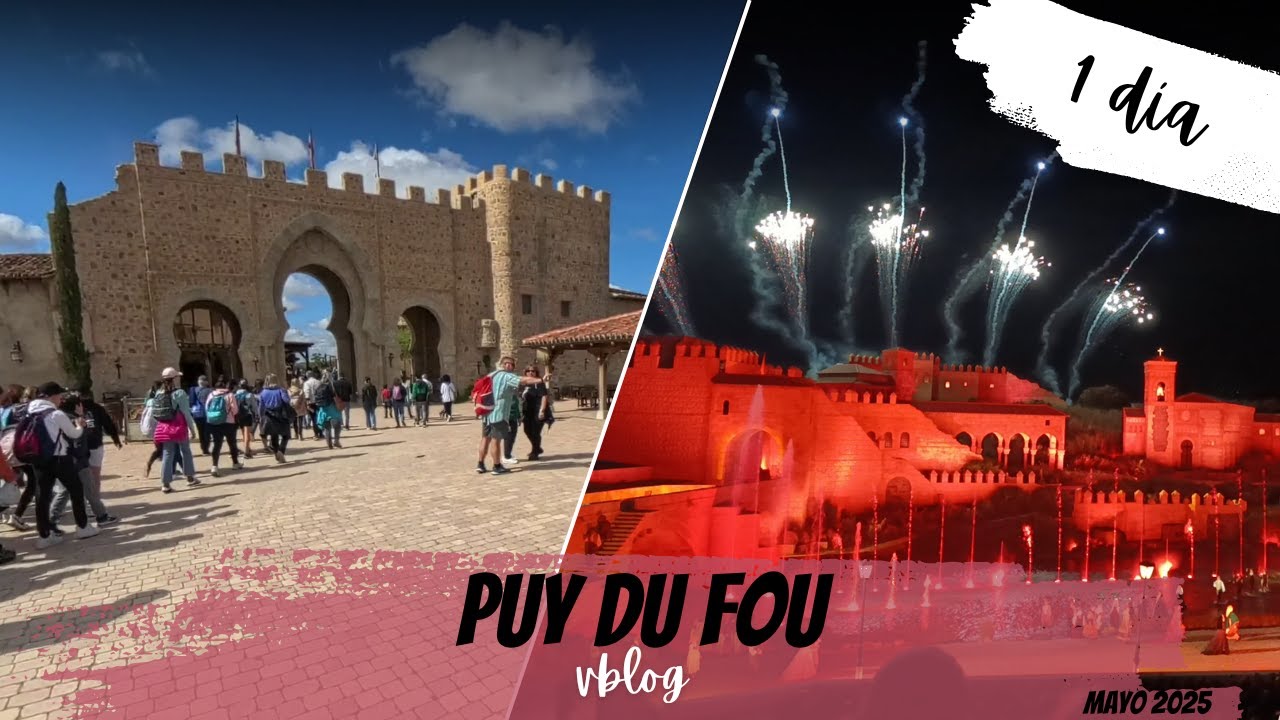 Vlog DÍA COMPLETO en Puy du Fo: ¡Espectáculos, Emociones y Magia Histórica! #puydufou