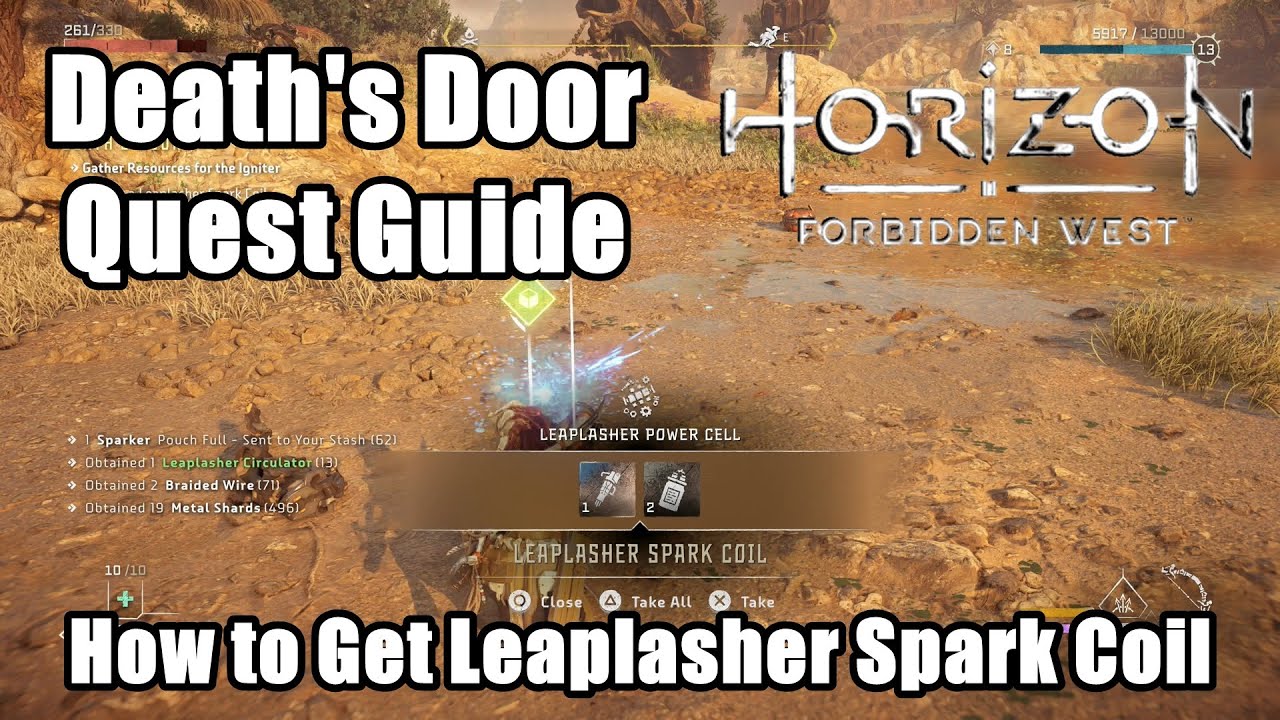 Horizon Forbidden West : How to Get Leaplasher Spark Coil - Death's Door Quest Guide