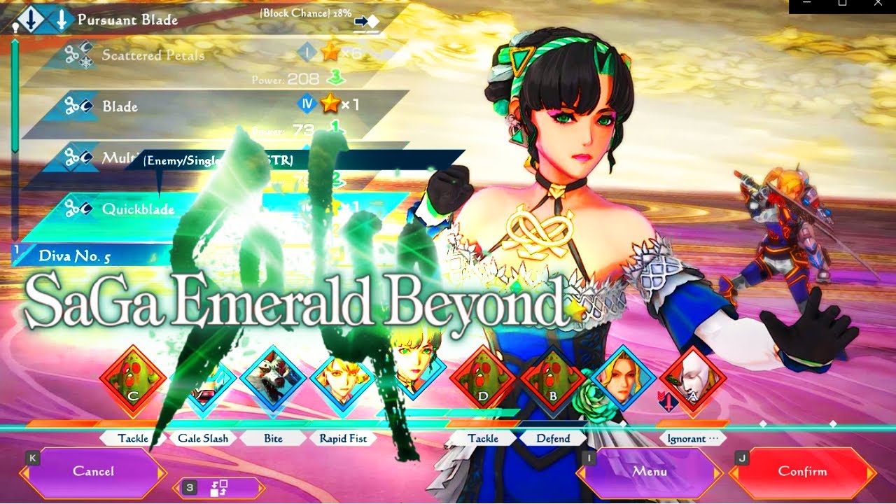 SaGa Emerald Beyond | Auld Lang Syne [Karaoke ver.] (Gameplay OST)