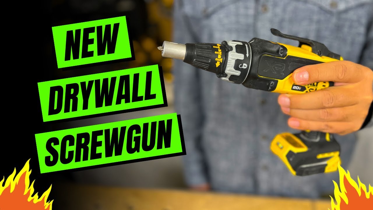 О да! У Dewalt появился НОВЫЙ шуруповёрт для гипсокартона 20V Max — демонстрация и обзор