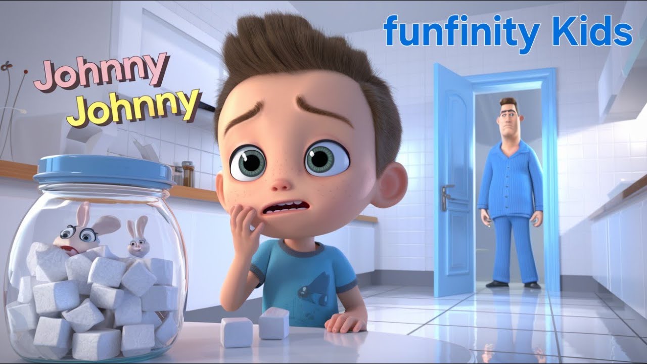 Johny Johny Yes Papa – Funny Nursery Rhyme | 3D Animation Kids Song | funfinity Kids