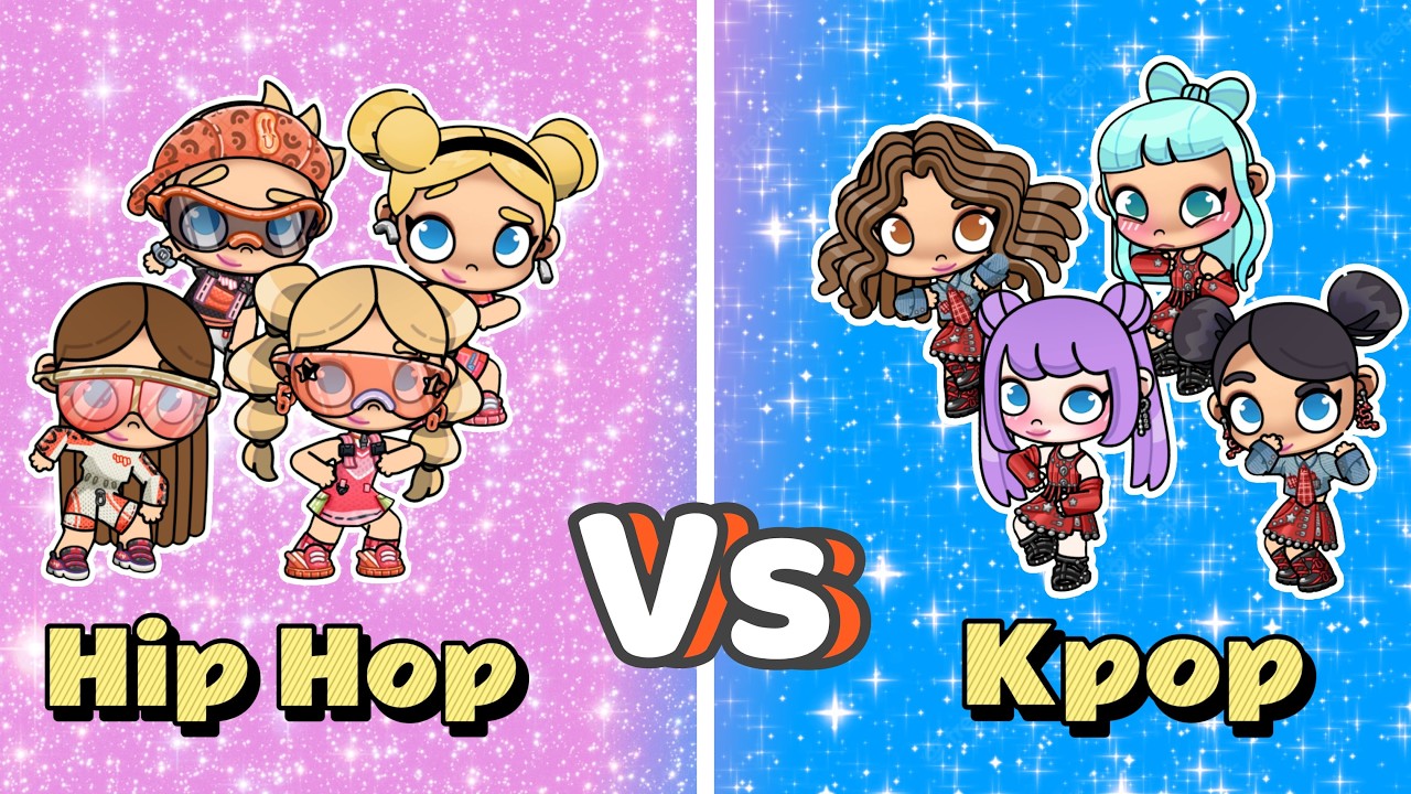 COMPETENCIA DE BAILE  HIP HOP VS K-POP 🔥 &iquest;Qui&eacute;n ganara? 🤔#avatarworld