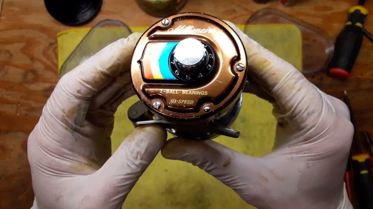 Daiwa Millionaire 5HS Ball Bearing Reel Disassembly Service