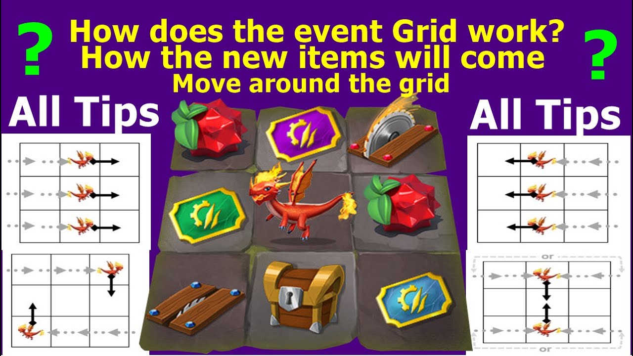 How does the Grid Event work?-Dragon Mania Legends | how the new items will come | DML