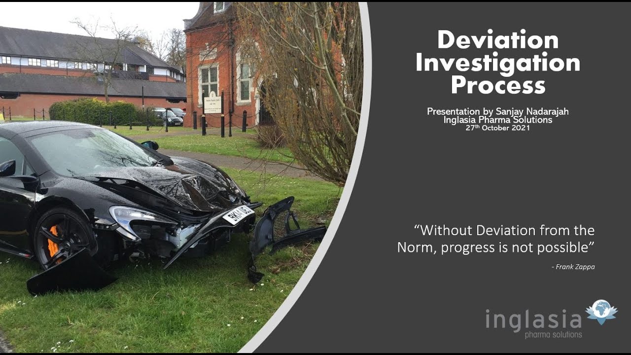 GMP / GDP Deviation Investigation Process