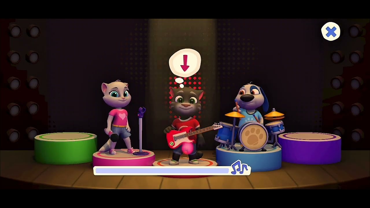 ( Live Music ) Jamming Session / My Talking Tom Friends #gameplay 