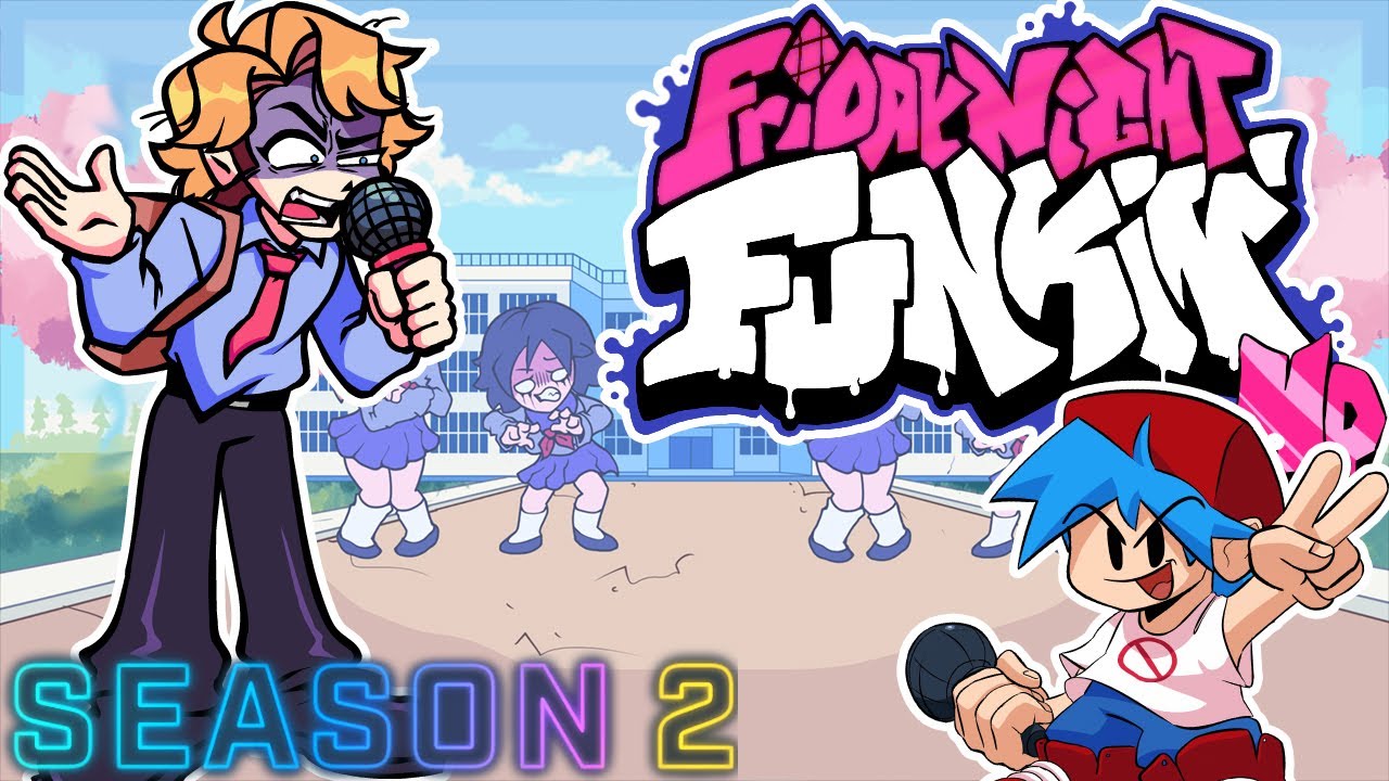 POR FIN VEMOS A SENPAI EN HD!!! FNF HD MOD - HARD MODE (TEMPORADA 2) (#16)