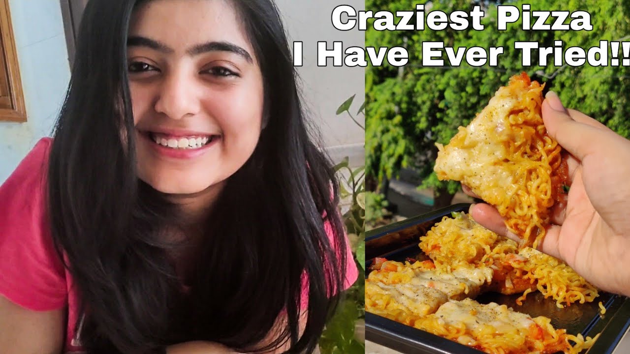 POTATO CRUST MAGGI PIZZA WITH OVERLOADED CHEESE  ||  Vlog 27