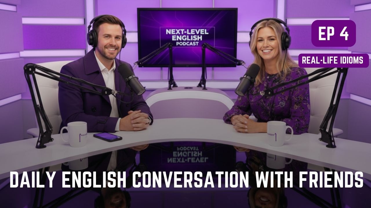 Daily English Conversation with Friends | Next-Level English Podcast - EP 4