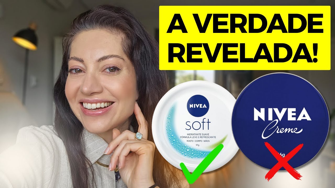 Nivea Soft ou Nivea da Latinha Azul: Qual Escolher para ter uma Pele de Pêssego? | Dra Greice Moraes