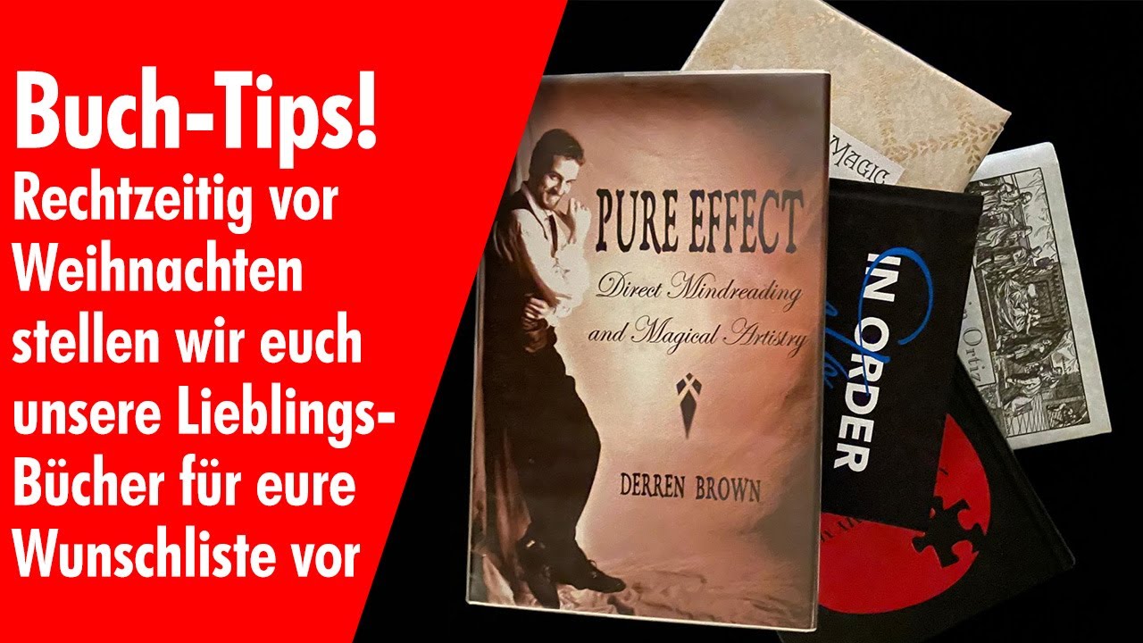 Buch-Tips! Wir stellen unsere Lieblings-Zauberb&uuml;cher vor