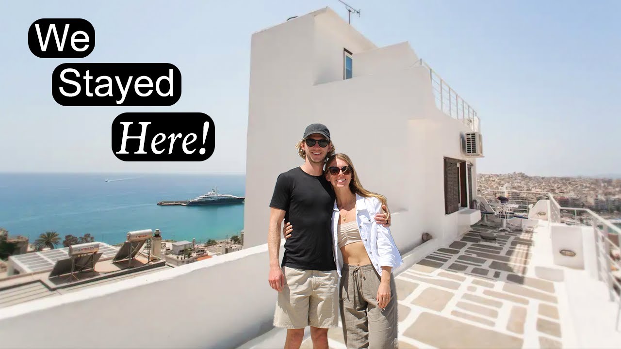 THE COOLEST AIRBNB IN GREECE!! OUR LAST VLOG IN GREECE