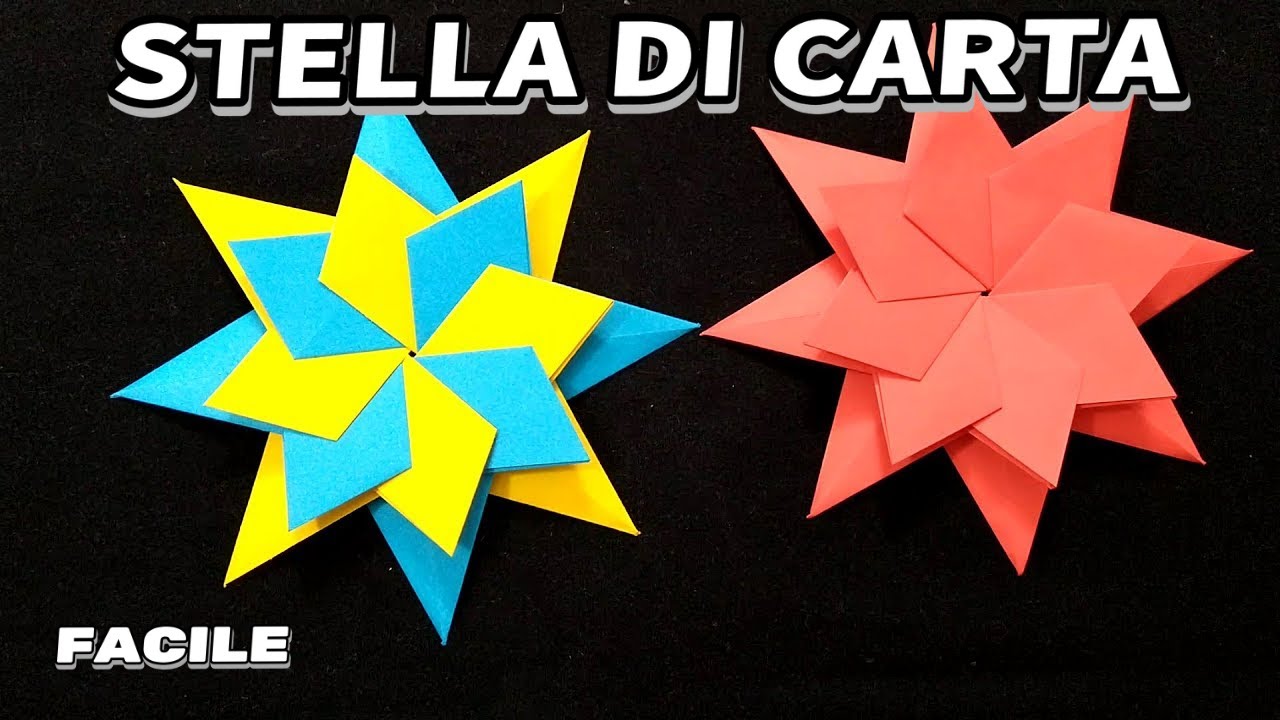 Stella di Carta Origami: Decorazione Elegante Fai da Te