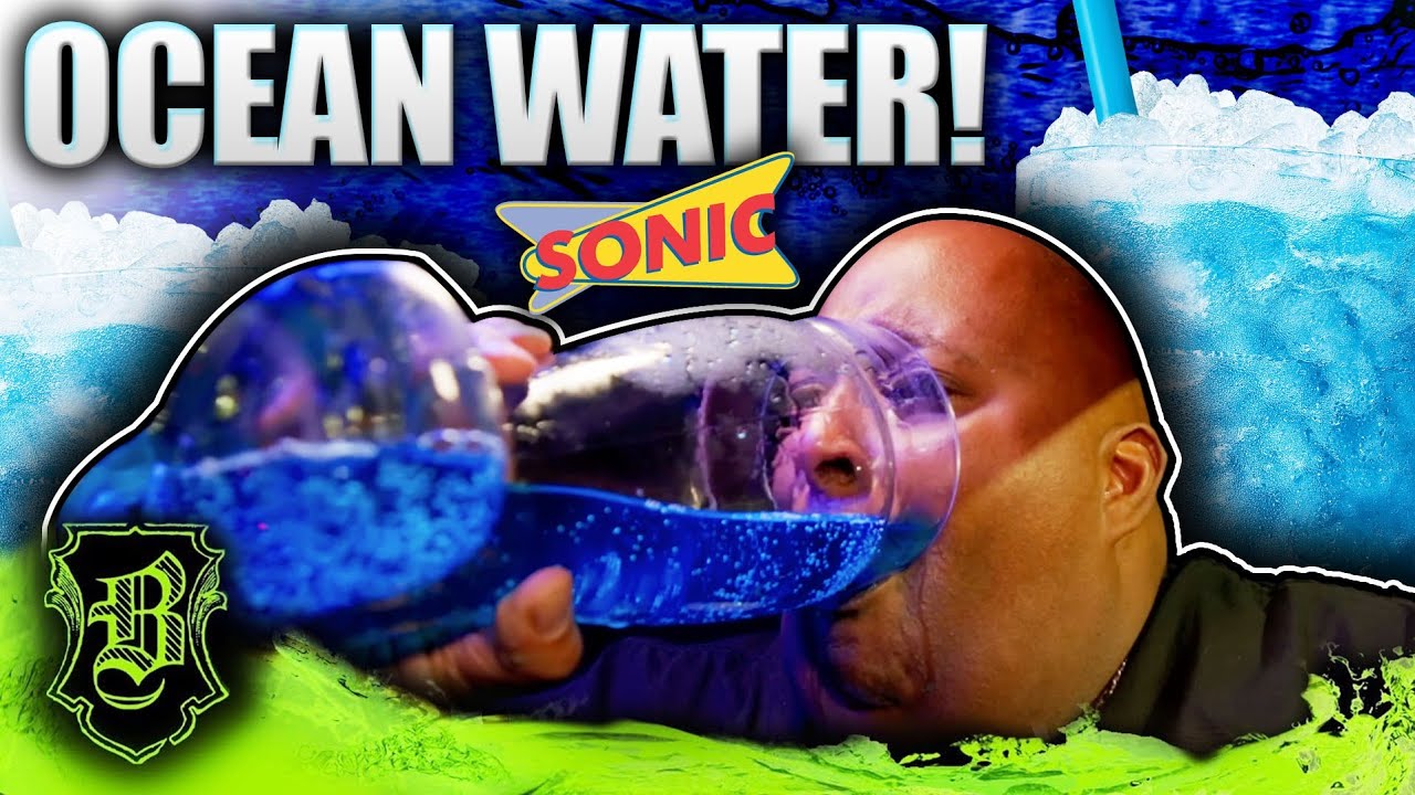 Chugging a Huge Boot of Ocean Water From Sonic