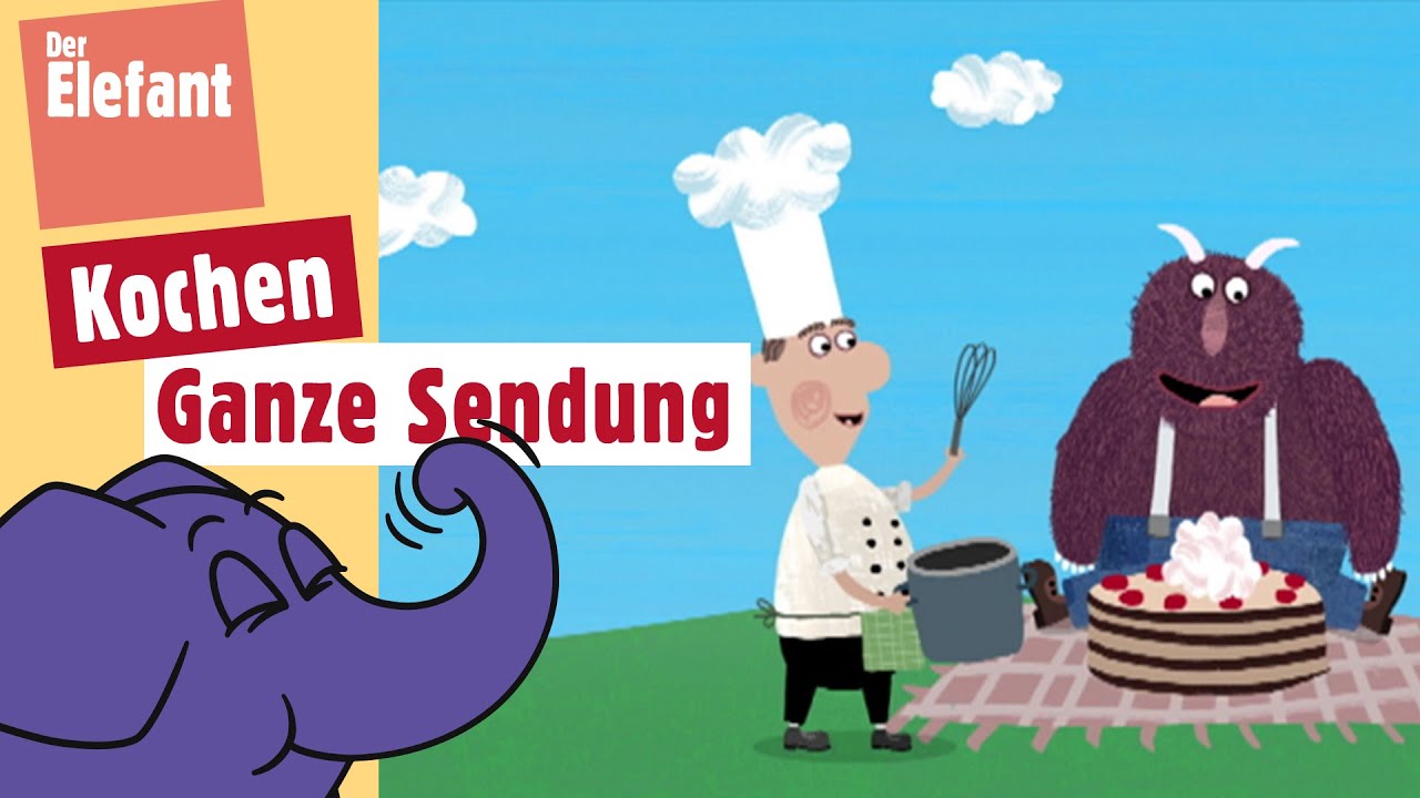 Kuchen verzieren & Spaghetti essen | Der Elefant | WDR