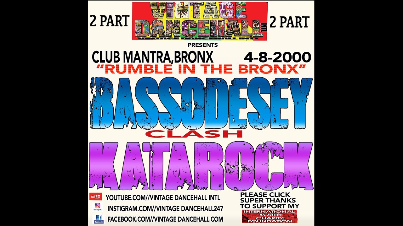 BASSODESEY CLASH KATAROCK LIVE IN A CLUB MANTRA BRONX ON 4-8-2000