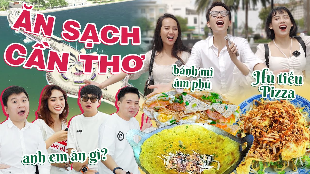 HNAG - Tour Cần Thơ: bánh mì Âm Phủ, Pizza hủ tiếu | Hải Triều, Duy Thẩm khen không ngớt !